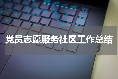 党员志愿服务社区工作总结