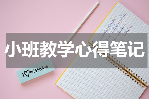 小班教学心得笔记