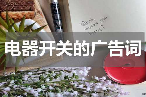 电器开关的广告词