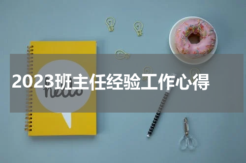 2023班主任经验工作心得