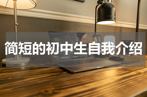 简短的初中生自我介绍