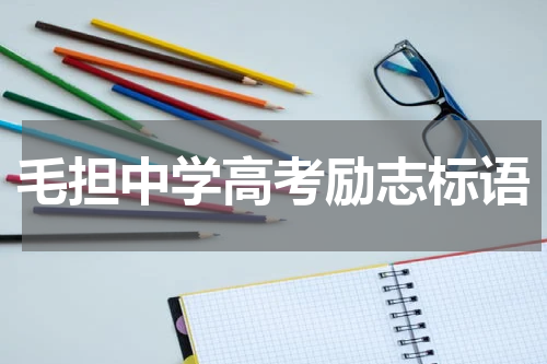 毛担中学高考励志标语