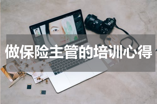 做保险主管的培训心得