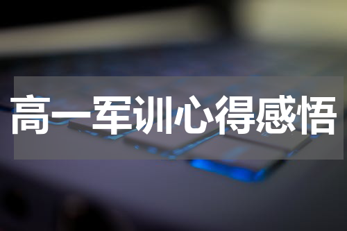 高一军训心得感悟