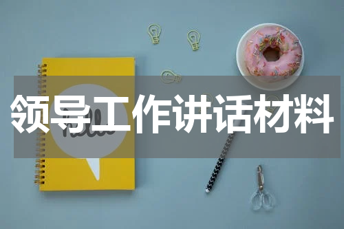 领导工作讲话材料
