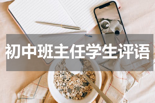 初中班主任学生评语