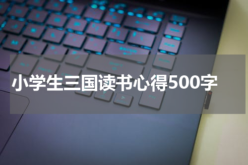 小学生三国读书心得500字