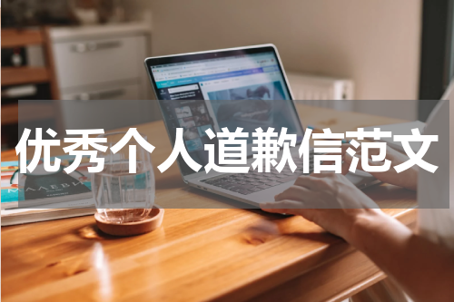 优秀个人道歉信范文