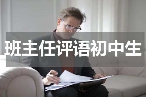 班主任评语初中生