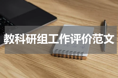 教科研组工作评价范文