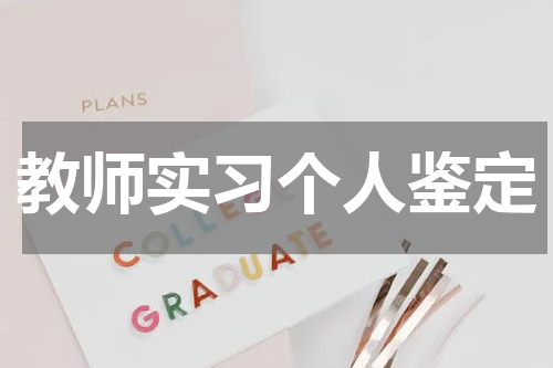 教师实习个人鉴定