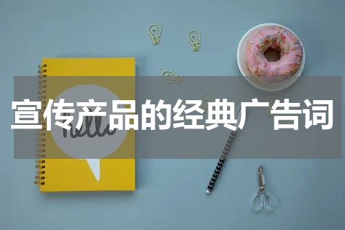 宣传产品的经典广告词