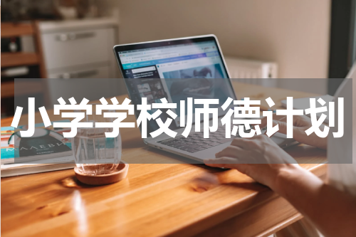 小学学校师德计划