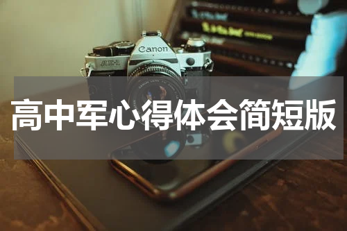 高中军心得体会简短版