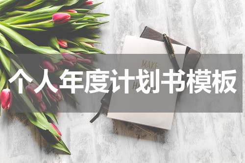 个人年度计划书模板