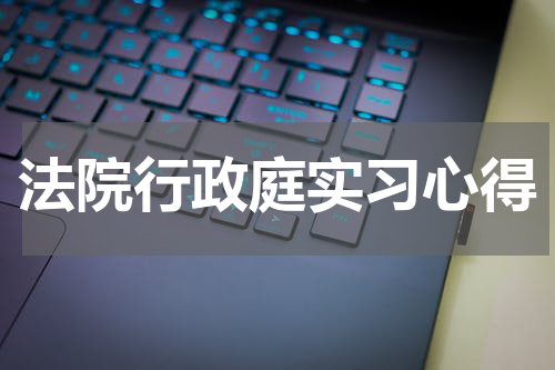 法院行政庭实习心得