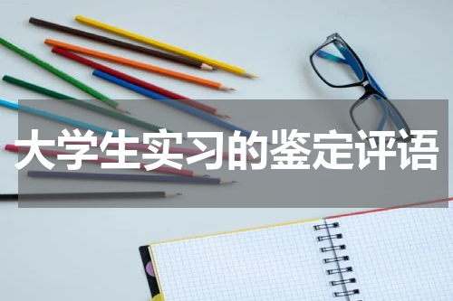大学生实习的鉴定评语