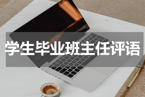 学生毕业班主任评语