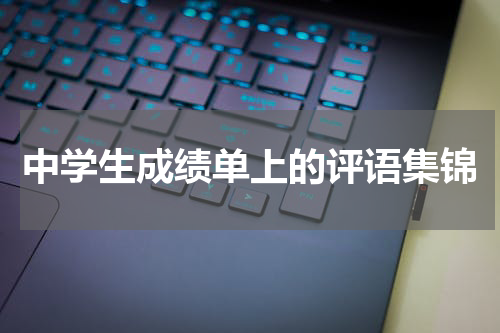 中学生成绩单上的评语集锦