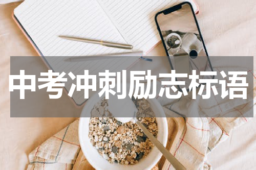 中考冲刺励志标语