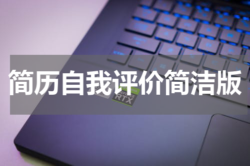 简历自我评价简洁版