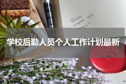 学校后勤人员个人工作计划最新