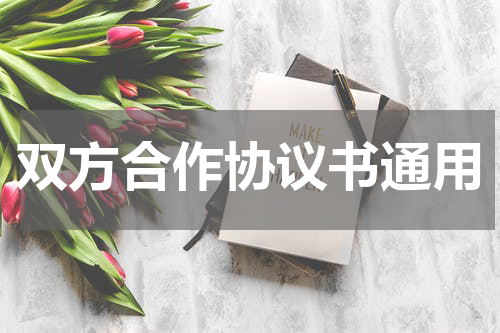 双方合作协议书通用