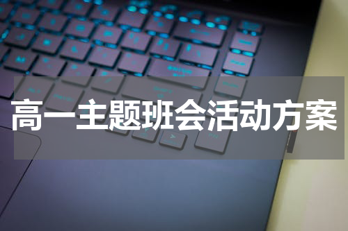 高一主题班会活动方案