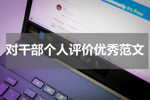 对干部个人评价优秀范文