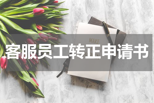 客服员工转正申请书