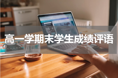 高一学期末学生成绩评语