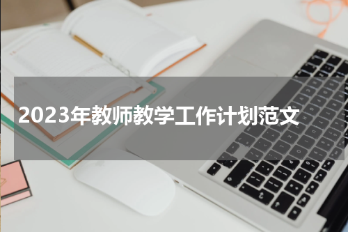 2023年教师教学工作计划范文