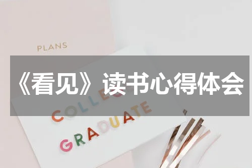 《看见》读书心得体会