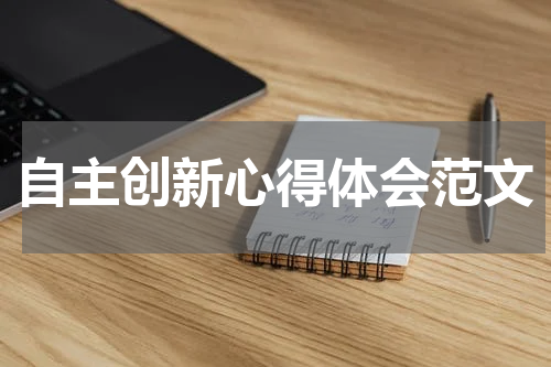 自主创新心得体会范文