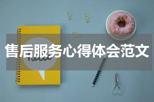 售后服务心得体会范文