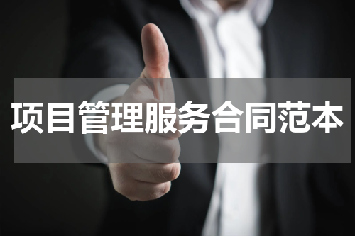 项目管理服务合同范本
