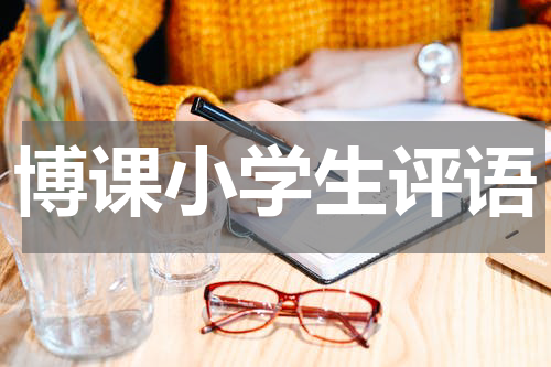 博课小学生评语