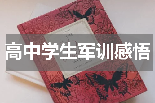 高中学生军训感悟