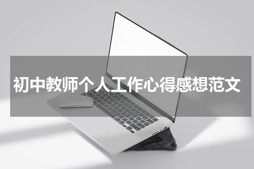 初中教师个人工作心得感想范文