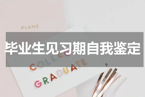 毕业生见习期自我鉴定