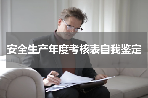 安全生产年度考核表自我鉴定