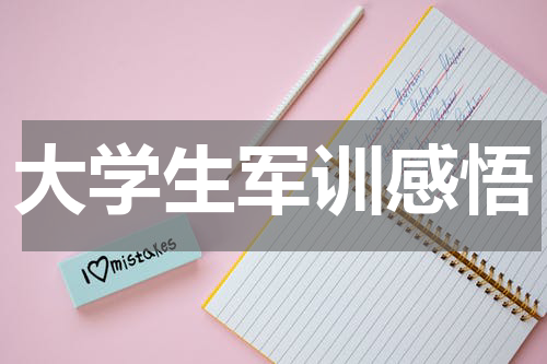 大学生军训感悟