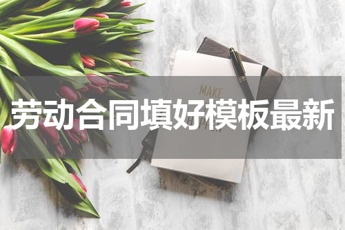 劳动合同填好模板最新