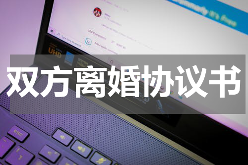 双方离婚协议书