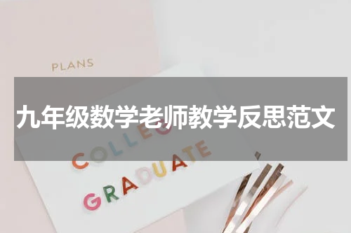 九年级数学老师教学反思范文