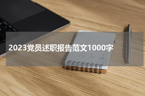 2023党员述职报告范文1000字