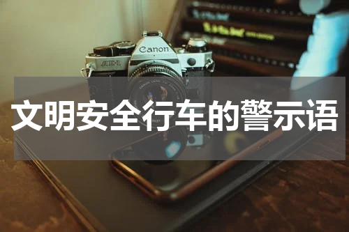 文明安全行车的警示语