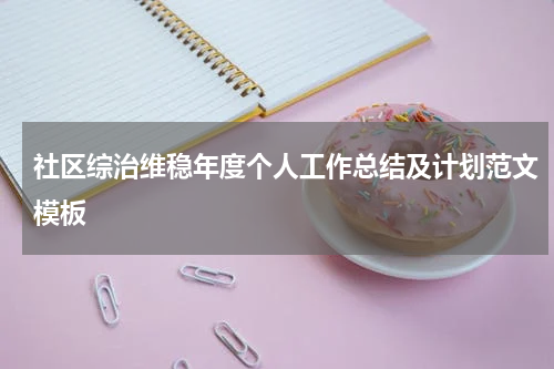 社区综治维稳年度个人工作总结及计划范文模板