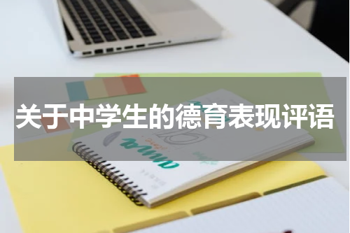 关于中学生的德育表现评语