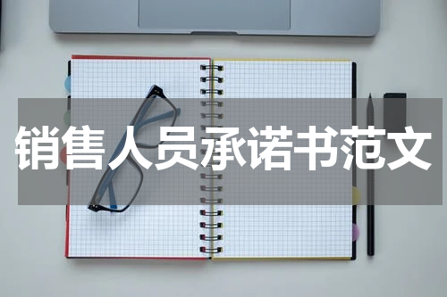 销售人员承诺书范文
